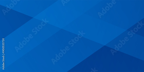 Abstract blue background with glowing geometric lines. Modern blue gradient square shape design. Futuristic technology concept. Suit for brochure,