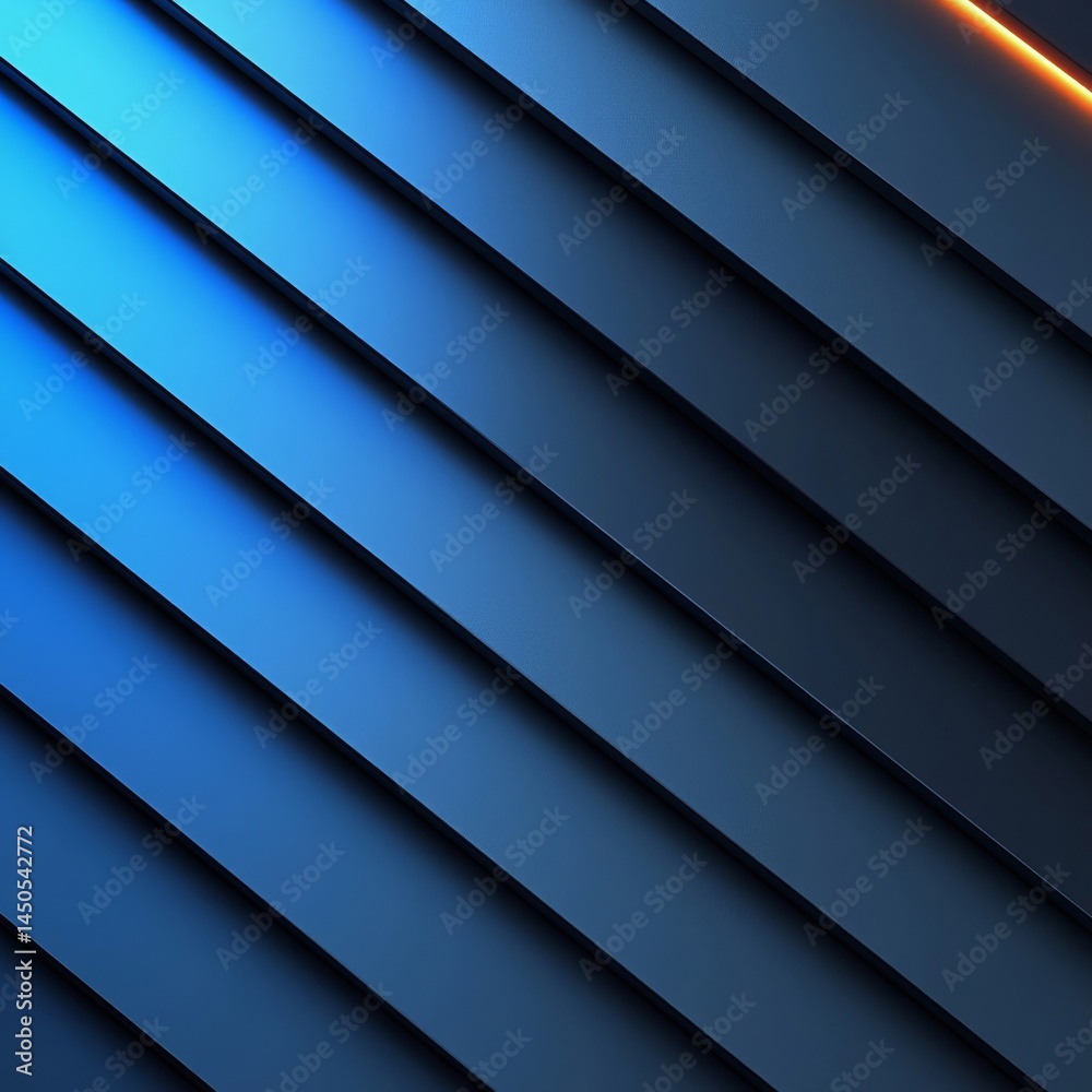 Abstract Gradient Glowing Line on Dark Strips Abstract Gradient Glowing Line on Dark Strips