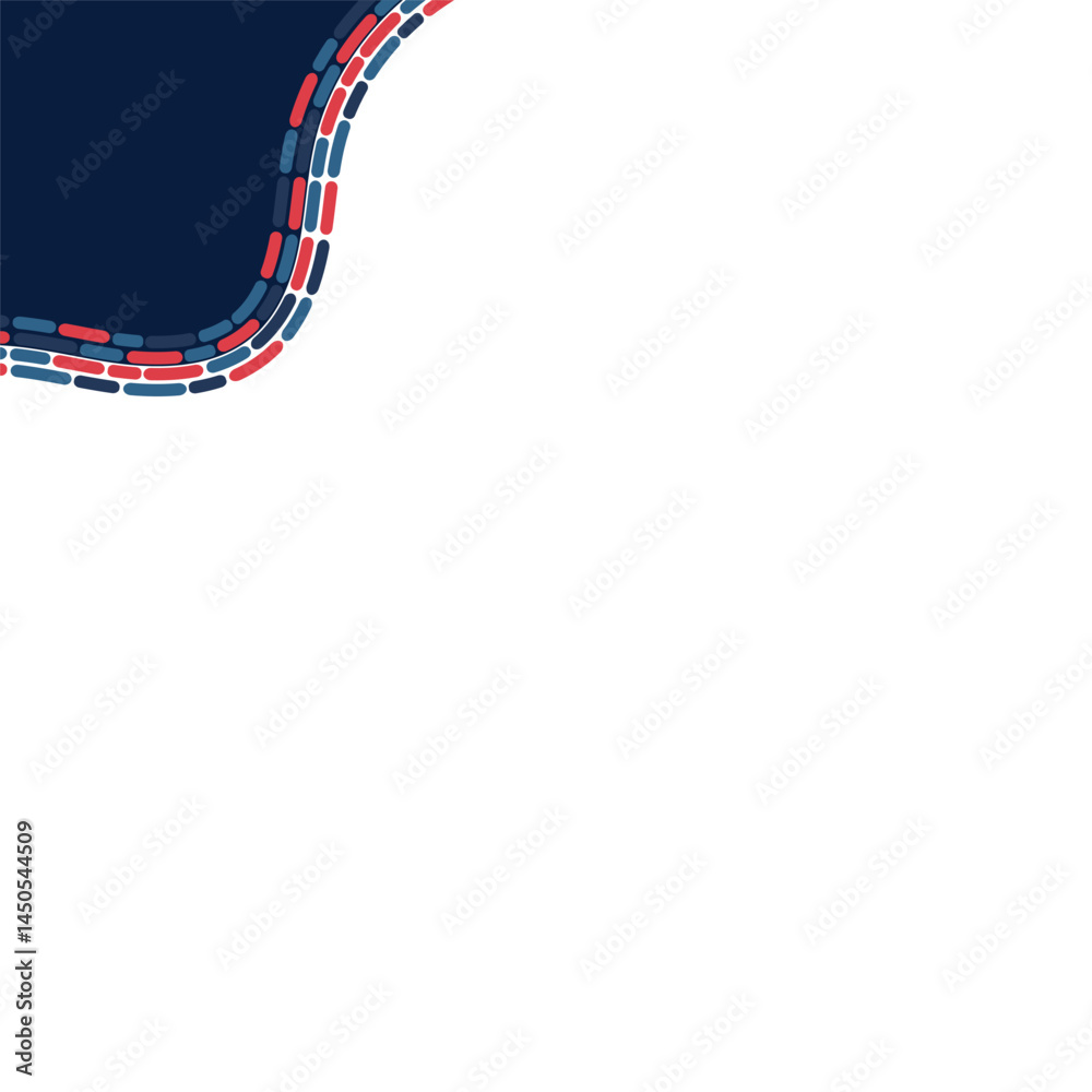Obraz premium Art Style Corner Shape