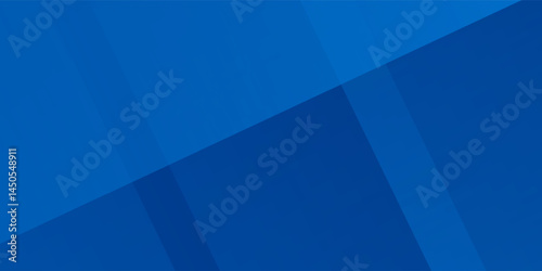 Abstract blue background with glowing geometric lines. Modern blue gradient square shape design. Futuristic technology concept. Suit for brochure,