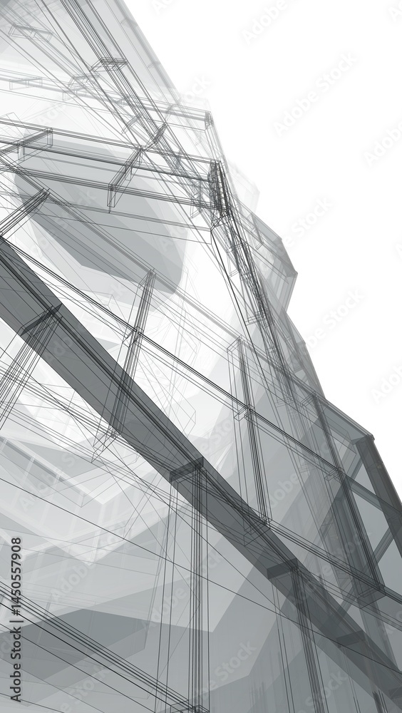 abstract architecture building 3d rendering abstract architecture building 3d rendering