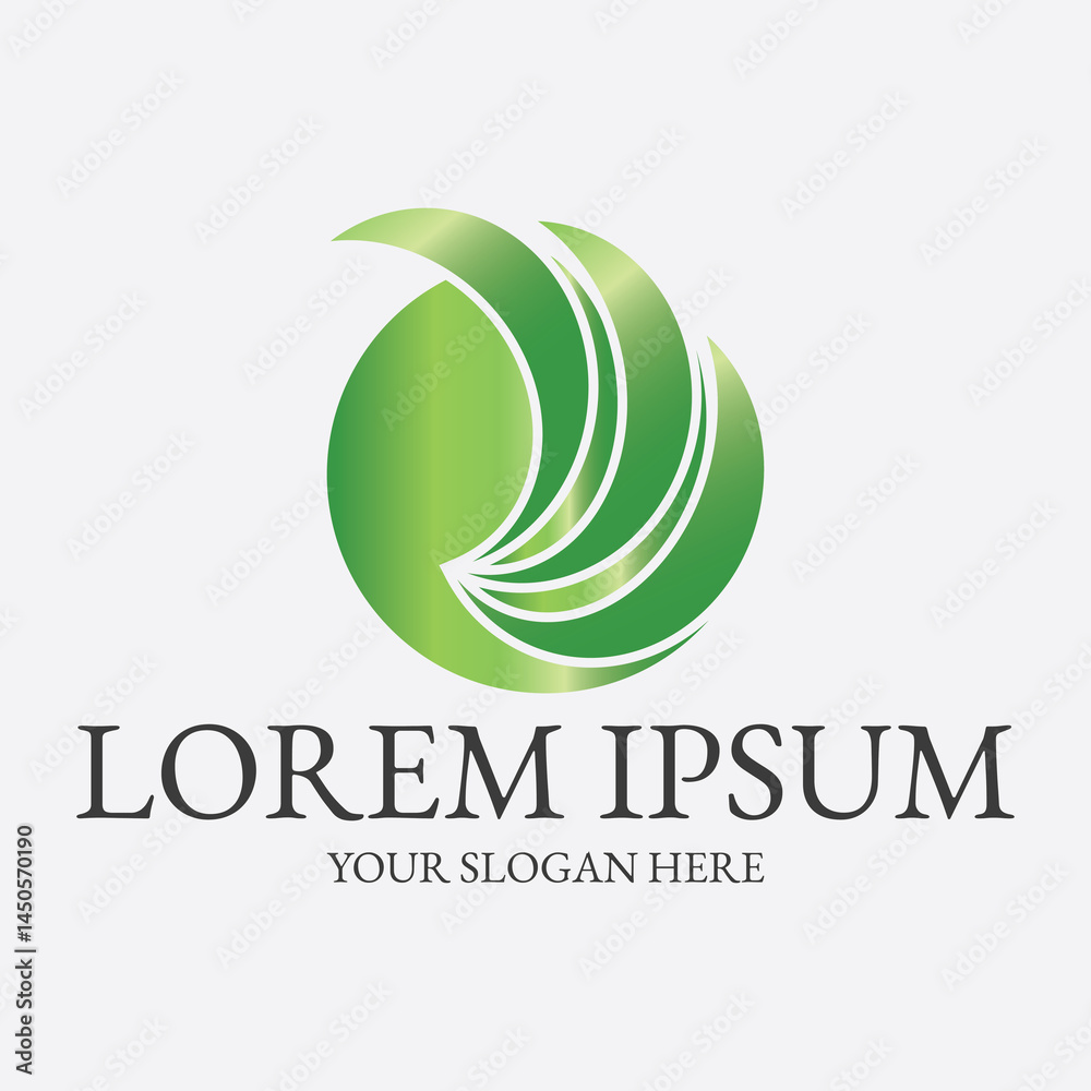 Leaf logo vector illustrations design icon template Leaf logo vector illustrations design icon template