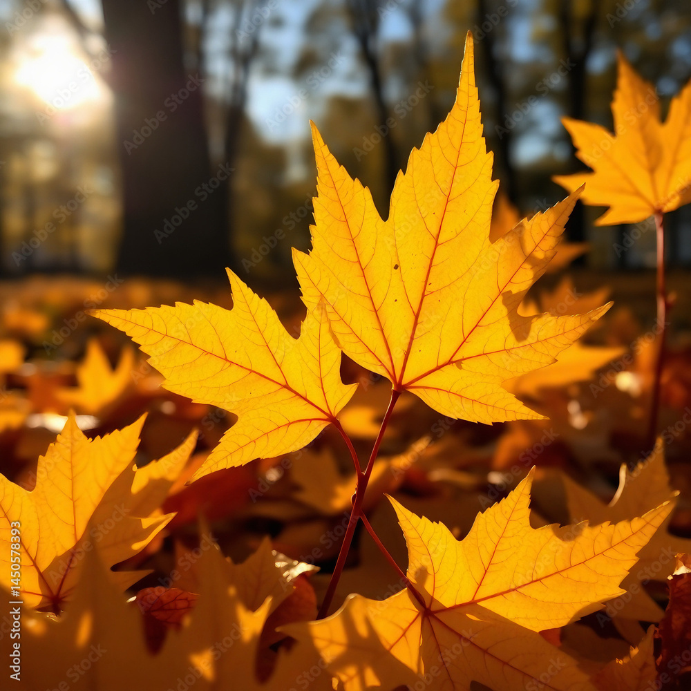 Fototapeta premium Embracing the Fall Season