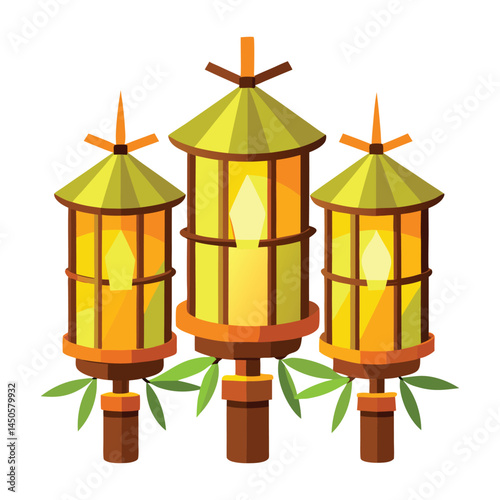 Wallpaper Mural Bamboo Glow Lanterns – Handmade Eco-Friendly Decorative Light for Home & Eventsand outdoor decor, these eco-friendly lights create a cozy, ambient glow ideal for homes, weddings, patios, and special Torontodigital.ca