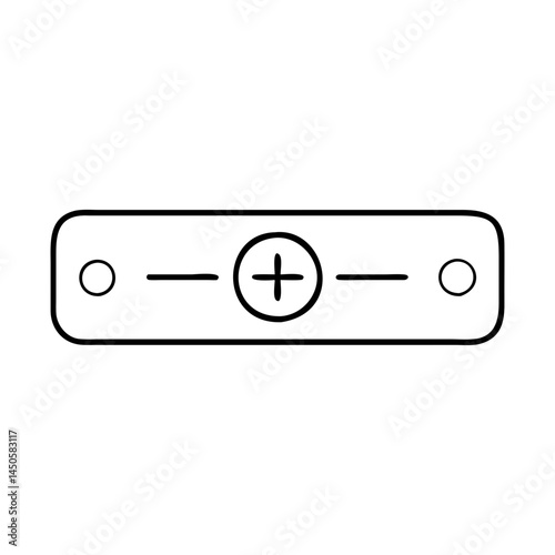 health bar icon, health bar line art - simple line art of health bar, perfect for health bar logos and icons