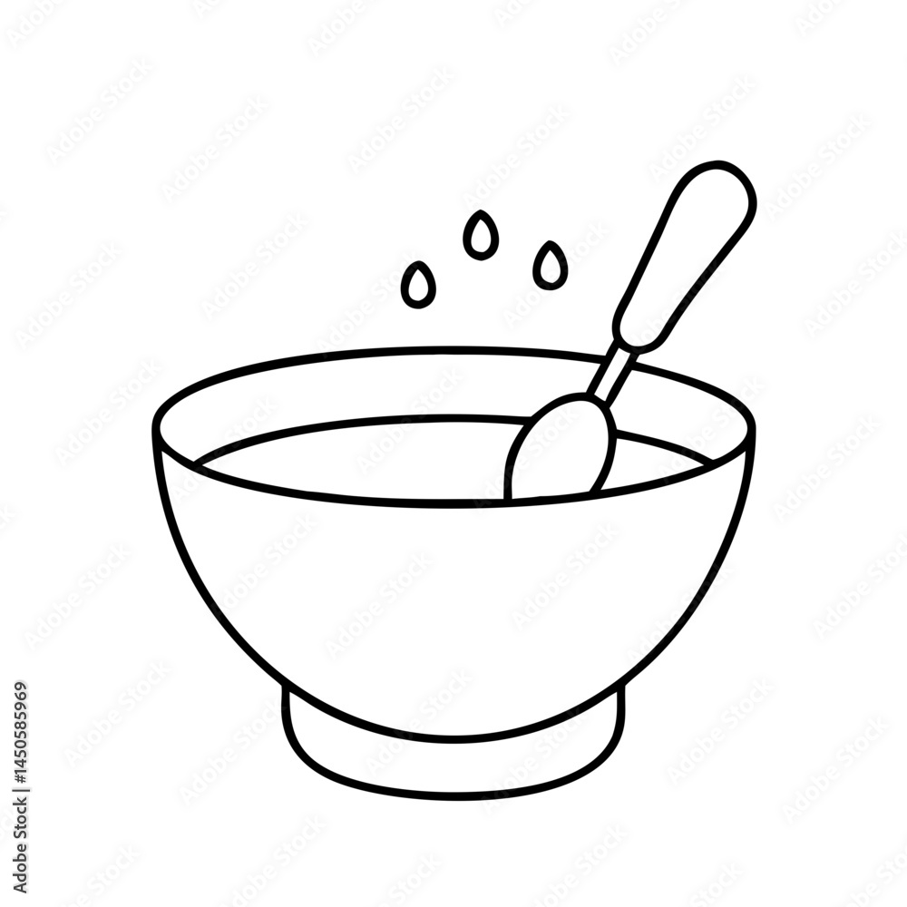 mixing bowl icon, mixing bowl line art - simple line art of mixing bowl, perfect for mixing bowl logos and icons mixing bowl icon, mixing bowl line art - simple line art of mixing bowl, perfect for mixing bowl logos and icons