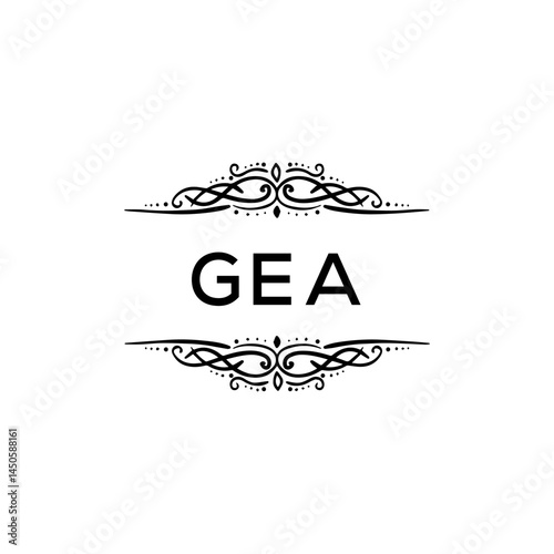 GEA letter logo design