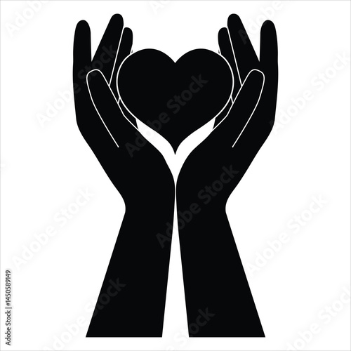hands holding heart