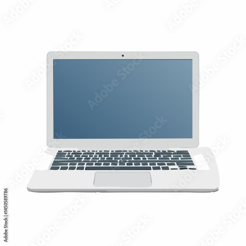 laptop isolated on white background