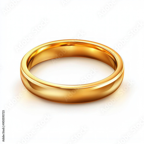 gold ring isolated