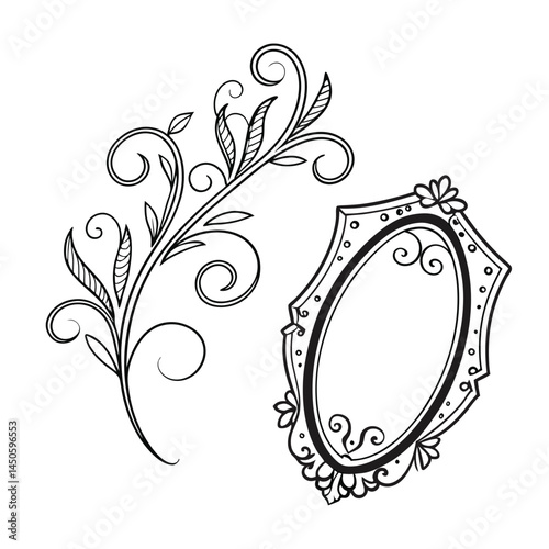 Oval, Shield and Circle Frames