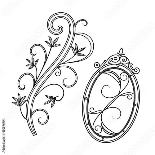 Oval, Shield and Circle Frames
