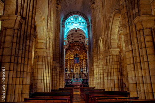interior of st vitus cathedral in prague