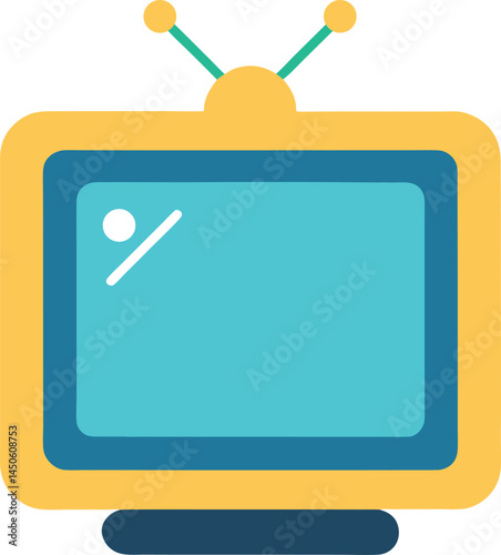 vector illustration of a smart tv