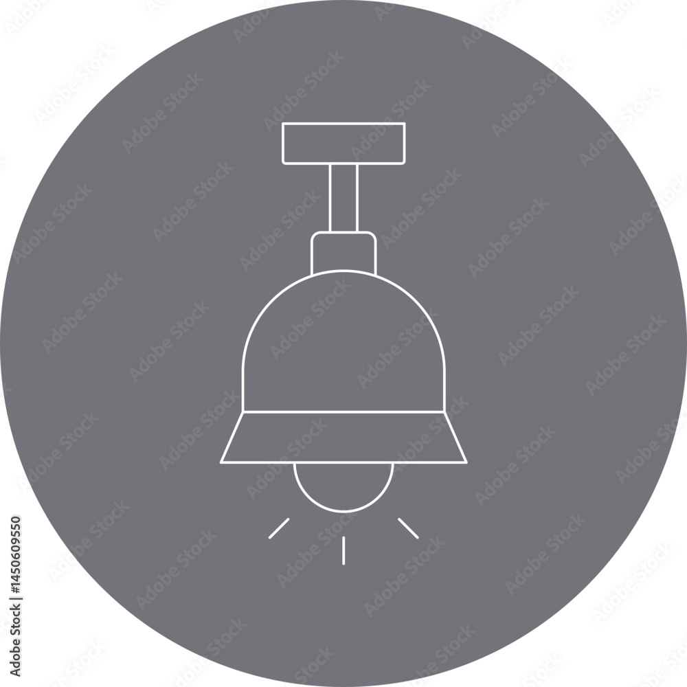 Lamp icon single vector illustration Lamp icon single vector illustration