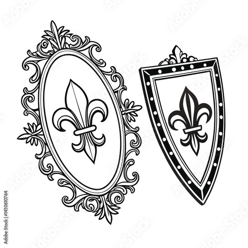 Oval, Shield and Circle Frames
