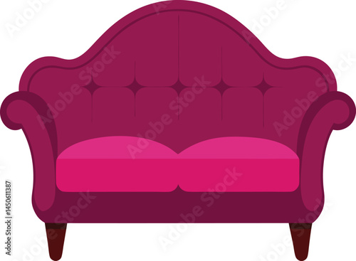 sofa isolated on white background