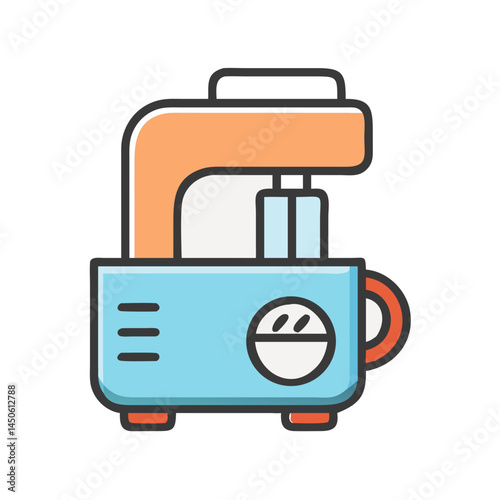 Kitchen Blender Appliance Icon Representing Food Blending and Smoothie Preparation