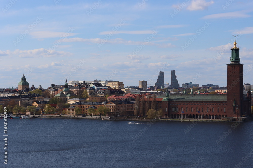 Fototapeta premium Stockholm City Hall is the seat of Stockholm Municipality in Stockholm, Sweden. 
