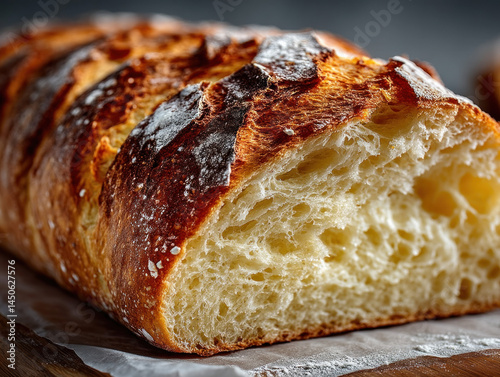 A classic loaf of bread dis...