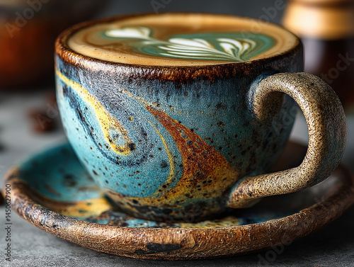 A delicious cup of almond c...