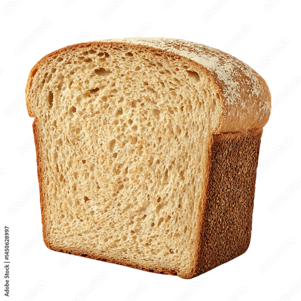 Sliced loaf of whole wheat bread Sliced loaf of whole wheat bread
