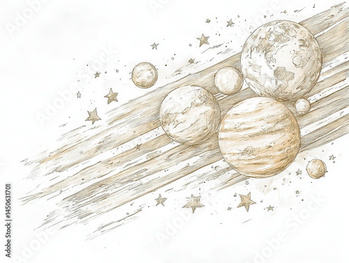 Space sketch: A cosmic depi...
