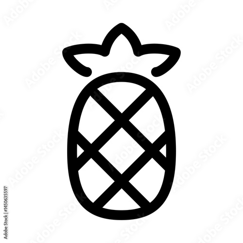 Outline icon of summer or tropical vibes