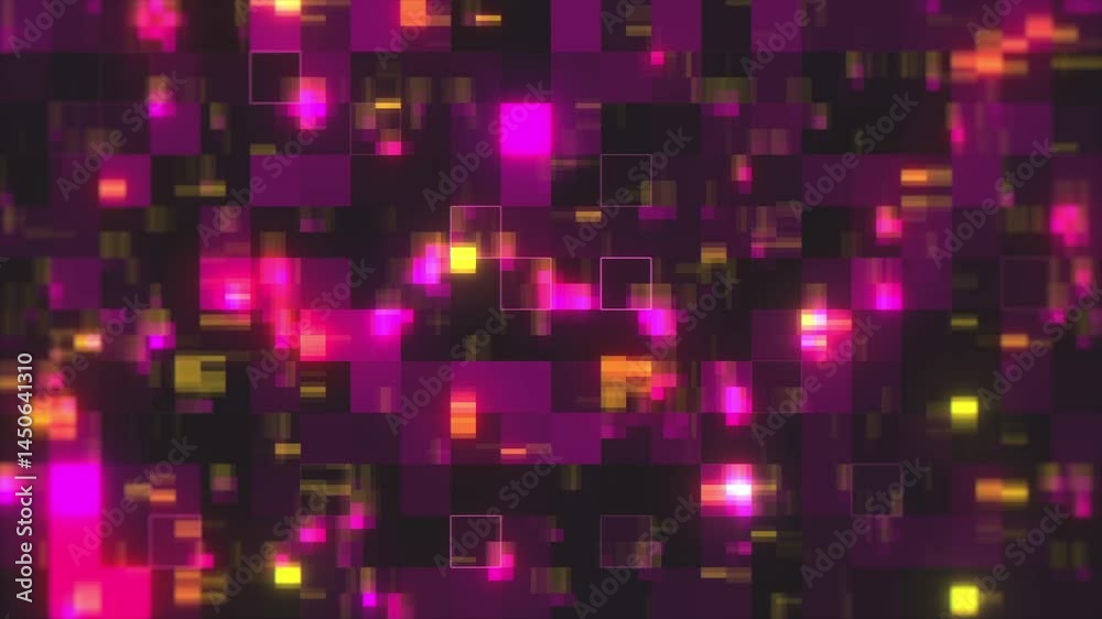 Digital Pink Pixel Bakground Animation Digital Pink Pixel Bakground Animation