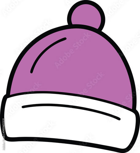 vector illustration of a beanie