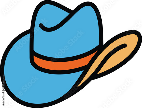 illustration of an cowboy hat