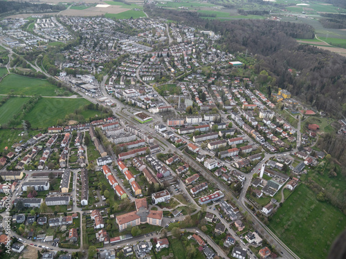 Ravensburg, Deutschland: Luftaufnahme der Weststadt