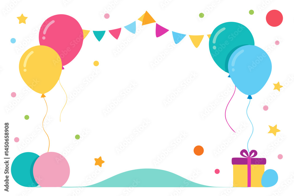 happy birthday card with balloons happy birthday card with balloons