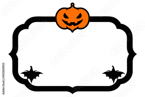 halloween background with pumpkin