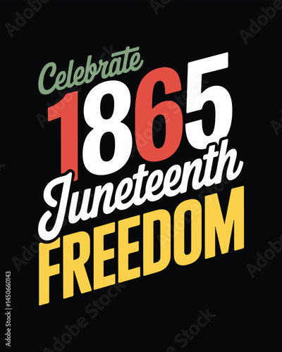 Juneteenth Vector T-Shirt Design, Freedom t-shirt design, t-shirt, Hoodie, and mug uses