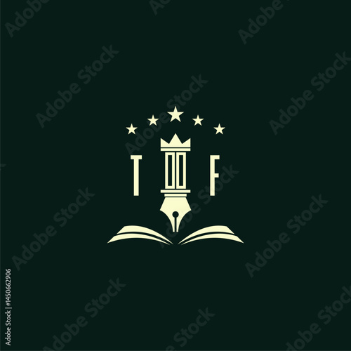 initials design modern legal attorney law firm lawyer advocate consultancy business logo vector