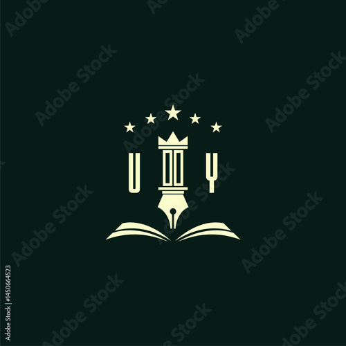 initials design modern legal attorney law firm lawyer advocate consultancy business logo vector