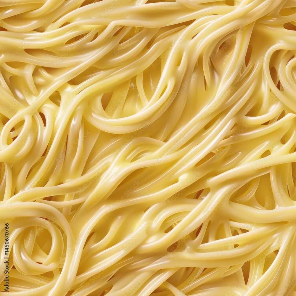 Cooked spaghetti with cheese sauce as seamless repeating pattern illustration tile Cooked spaghetti with cheese sauce as seamless repeating pattern illustration tile