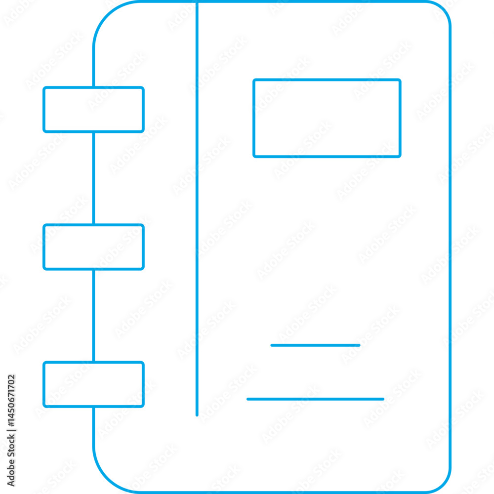 Notebook icon single vector illustration Notebook icon single vector illustration