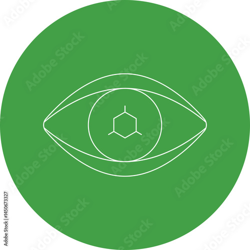 Eye icon single vector illustration 