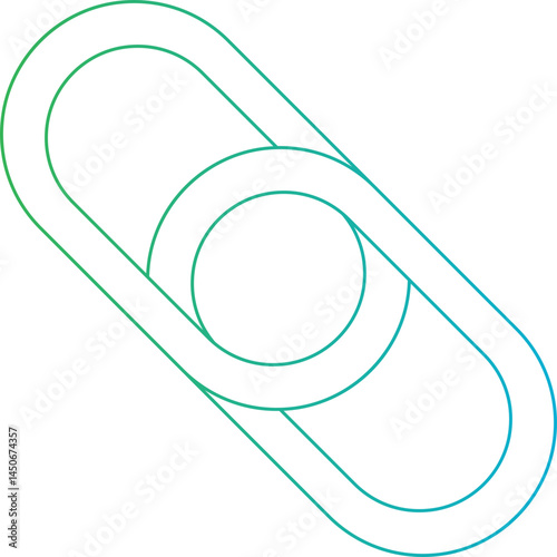Link icon single vector illustration 