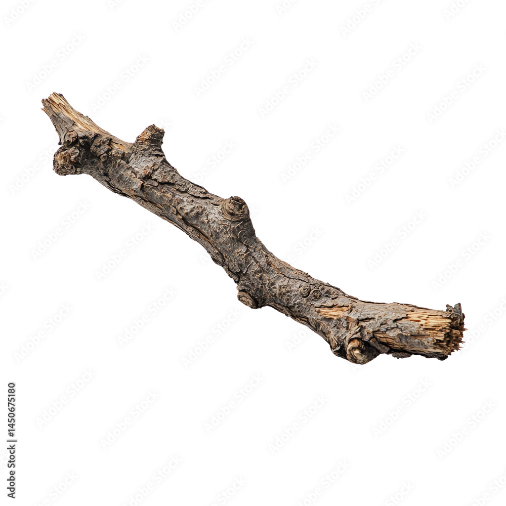 Stick, white isolate background Stick, white isolate background