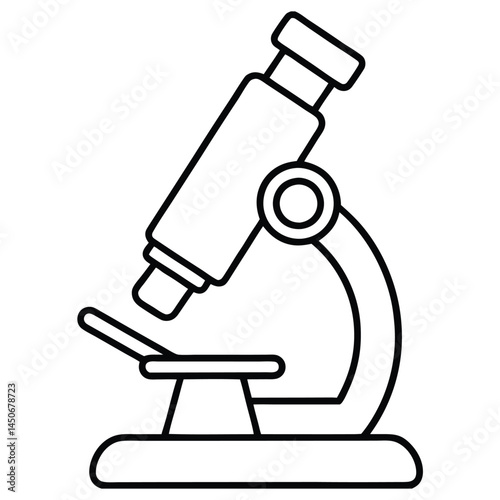 Laboratory and Microscope vector design art. Microscope vector art
