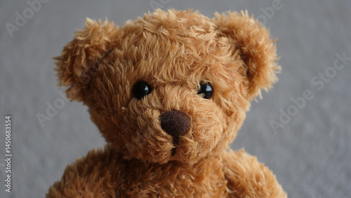 teddy bear on a bed