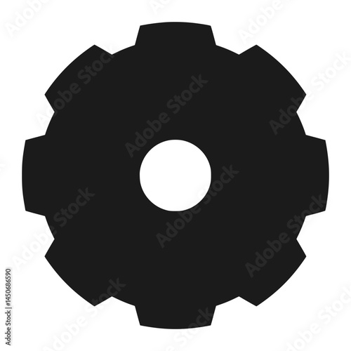 setting icon. cog wheel symbol. gear wheel icon vector 