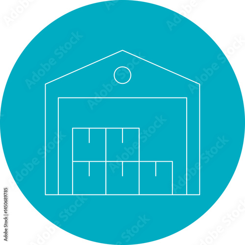 Garrage icon single vector illustration 