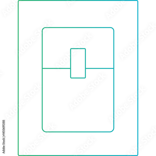 Mouse icon single vector illustration 