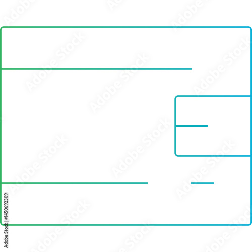 Wallet icon single vector illustration 