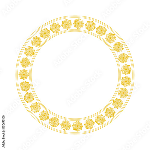 Decorative frame in Greek style.