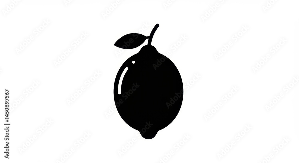 Fresh Lime Icon: Citrus Fruit Illustration, Lime Vector Graphic Design Fresh Lime Icon: Citrus Fruit Illustration, Lime Vector Graphic Design